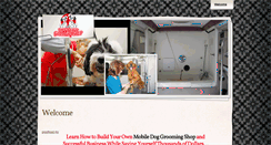 Desktop Screenshot of mobilepetgroomingtraining.com